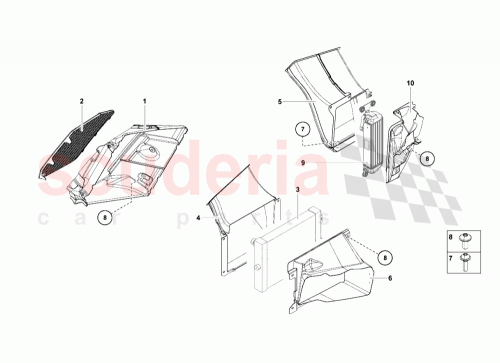 Part Diagram for Lamborghini 470122124A