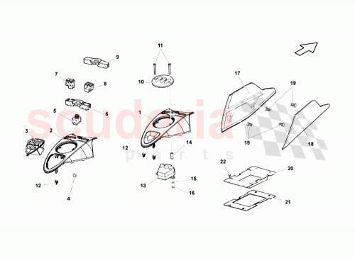 Part Diagram for Lamborghini 400864552