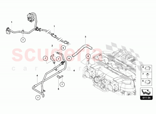 Part Diagram for Lamborghini 470611938B