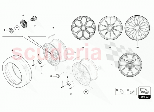 Part Diagram for Lamborghini 470601017BK