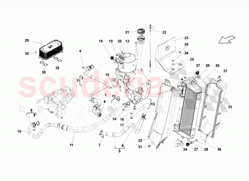Part Diagram for Lamborghini 408115373