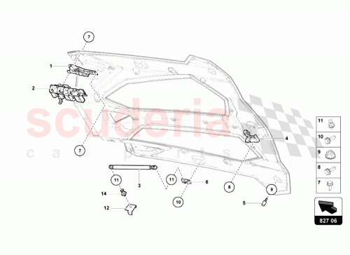 Part Diagram for Lamborghini 475827065