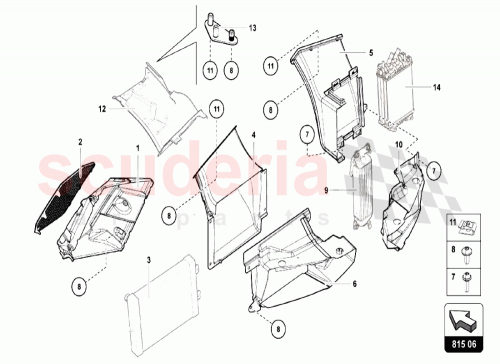 Part Diagram for Lamborghini 470901100D
