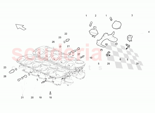 Part Diagram for Lamborghini 400611957