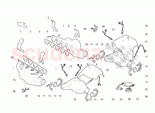 Part Diagram for Lamborghini N91079301