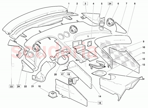 Part Diagram for Lamborghini 009414331