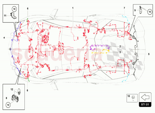 Part Diagram for Lamborghini 476971138AB