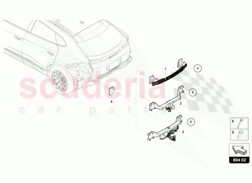 Part Diagram for Lamborghini 4ML803881A
