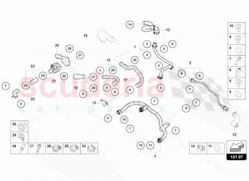 Part Diagram for Lamborghini N90452002