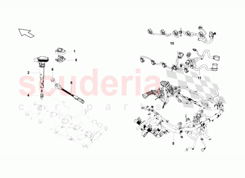 Part Diagram for Lamborghini 07L905376A
