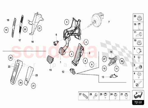 Part Diagram for Lamborghini 1K0721989