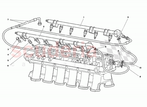 Part Diagram for Lamborghini 0020004638