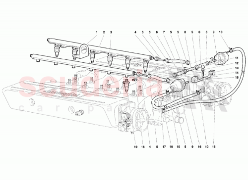 Part Diagram for Lamborghini 001633721