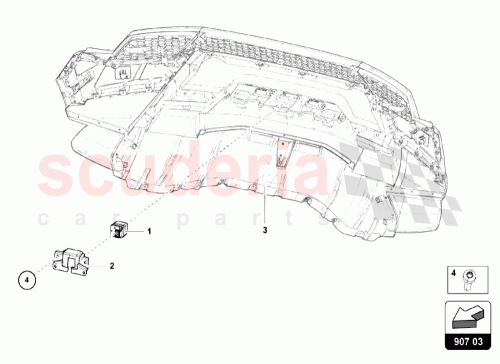Part Diagram for Lamborghini 4T0807001B