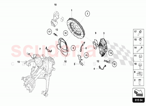 Part Diagram for Lamborghini 4S0698451AC