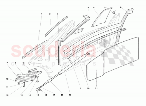 Part Diagram for Lamborghini 009421384