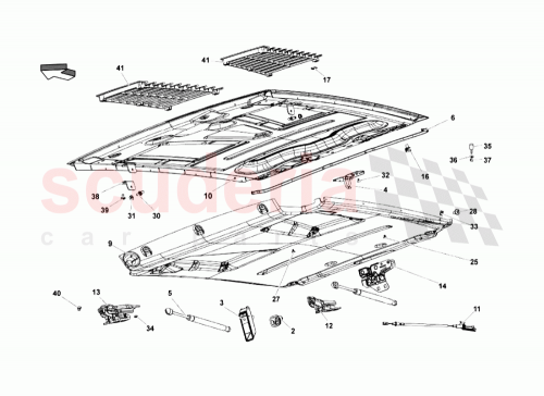 Part Diagram for Lamborghini 400827518B
