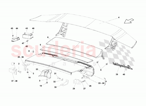 Part Diagram for Lamborghini 410907441
