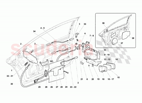 Part Diagram for Lamborghini N10711501