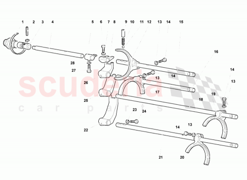 Part Diagram for Lamborghini 086311543C
