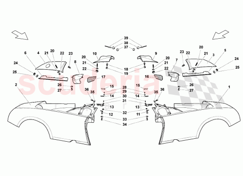 Part Diagram for Lamborghini 417821018B