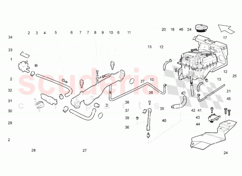 Part Diagram for Lamborghini 400121409A