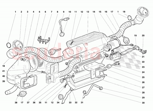 Part Diagram for Lamborghini 004530210