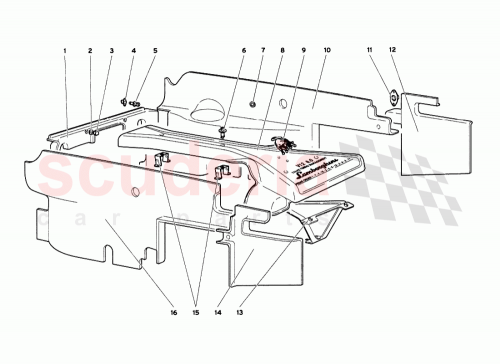 Part Diagram for Lamborghini 0068005480