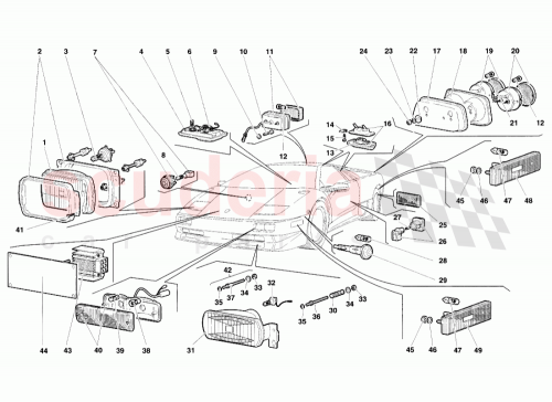 Part Diagram for Lamborghini 009444006