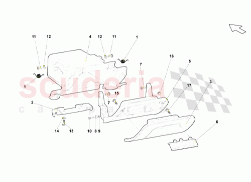 Part Diagram for Lamborghini 401858413B