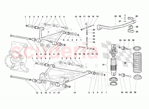 Part Diagram for Lamborghini 008401236