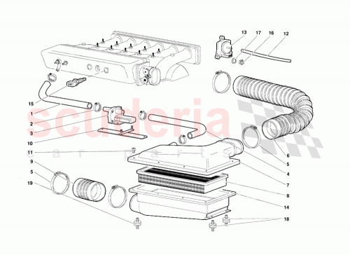 Part Diagram for Lamborghini 001331285