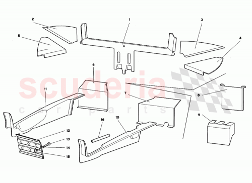 Part Diagram for Lamborghini 009458249