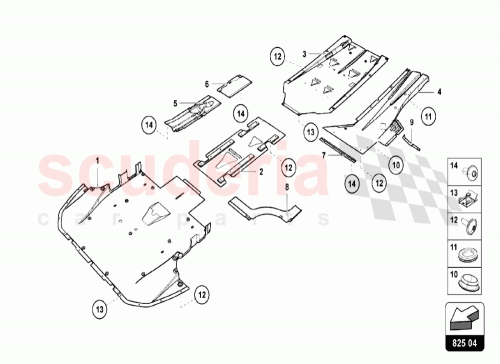 Part Diagram for Lamborghini 470801383A