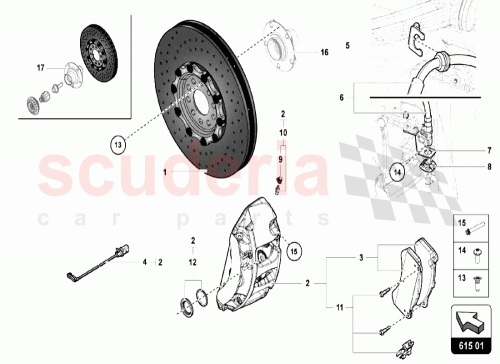 Part Diagram for Lamborghini 470611851B