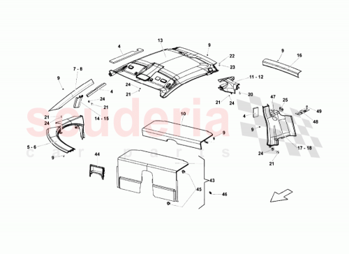 Part Diagram for Lamborghini 400867234D