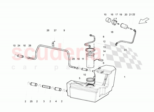 Part Diagram for Lamborghini N91115201