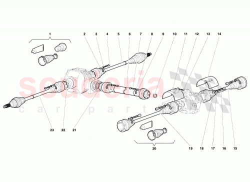Part Diagram for Lamborghini 002234277