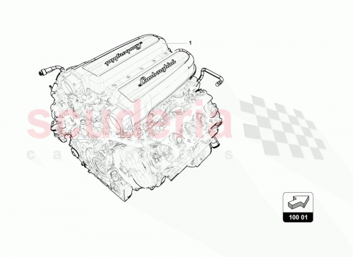 Part Diagram for Lamborghini 07L100015CG