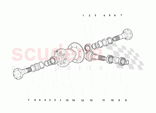 Part Diagram for Lamborghini 01S409223R