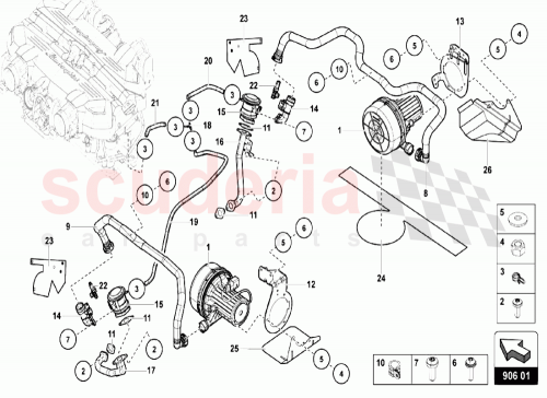 Part Diagram for Lamborghini 470906613D