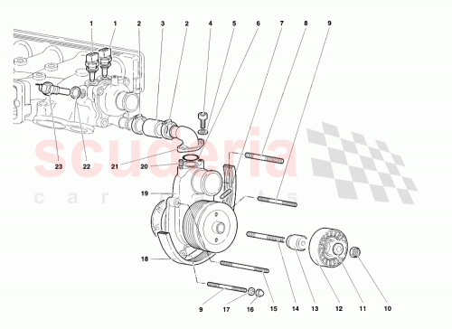 Part Diagram for Lamborghini 008301034