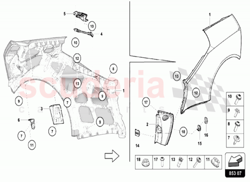 Part Diagram for Lamborghini 470853883A
