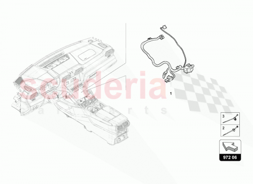 Part Diagram for Lamborghini 4ML971641A