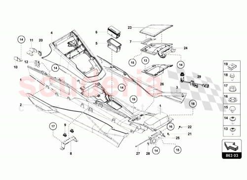 Part Diagram for Lamborghini 470863583
