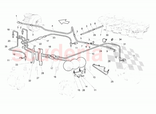 Part Diagram for Lamborghini 400611939A