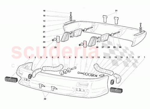 Part Diagram for Lamborghini 008100831