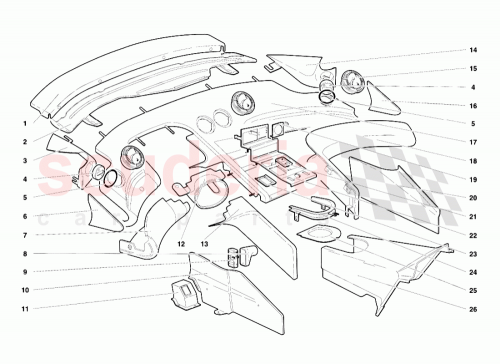 Part Diagram for Lamborghini 009458361