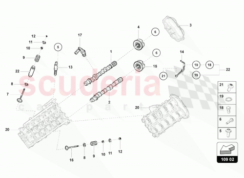 Part Diagram for Lamborghini 07L109651