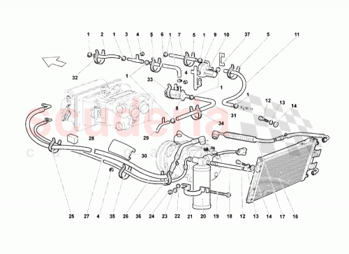 Part Diagram for Lamborghini 410260701A